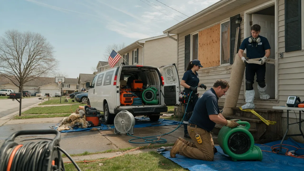 Water Damage Restoration in Ashville, OH near me